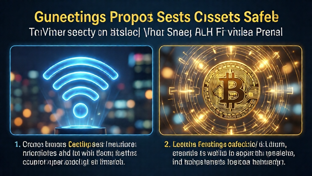Managing Crypto Assets Safely on Public Wi